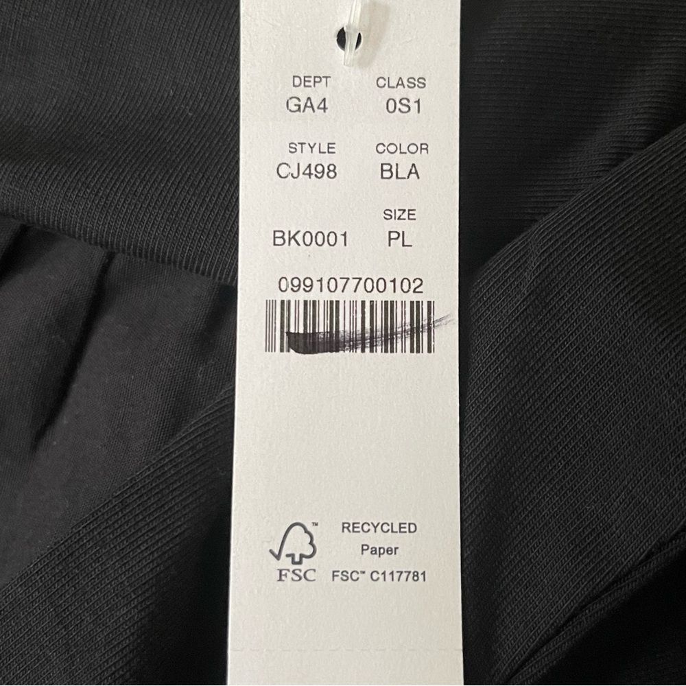 J Crew NWT Drop Waist Mixy Dress Size Large Petite in Black - Picture 8 of 14